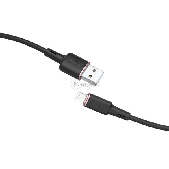 Cablu Acefast MFI USB - Lightning 1,2 m, 2,4 A negru (C2-02 negru)