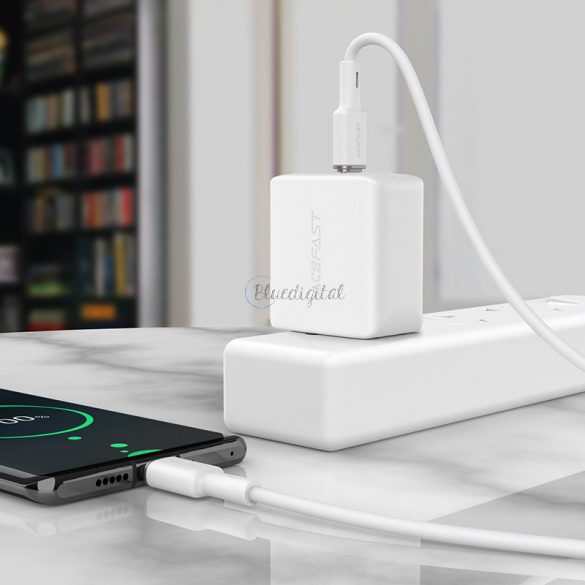 Cablu Acefast USB Tip C - USB Tip C 1,2m, 60W (20V / 3A) verde (C2-03 verde oliver)