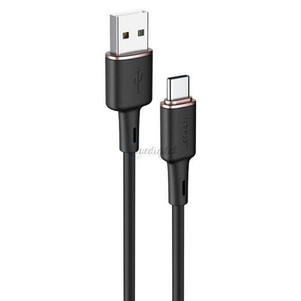 Cablu USB Acefast - USB tip C 1,2 m, 3 A negru (C2-04 negru)