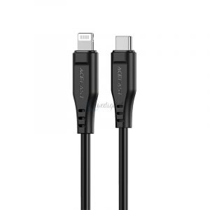 Cablu Acefast MFI USB tip C - Lightning 1,2 m, 30 W, 3 A negru (C3-01 negru)