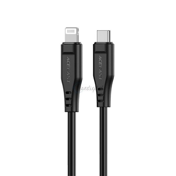 Cablu Acefast MFI USB tip C - Lightning 1,2 m, 30 W, 3 A negru (C3-01 negru)