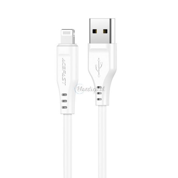 Cablu USB Acefast MFI - Lightning 1,2 m, 2,4 A alb (C3-02 alb)