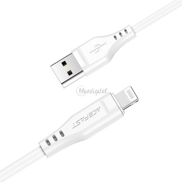 Cablu USB Acefast MFI - Lightning 1,2 m, 2,4 A alb (C3-02 alb)