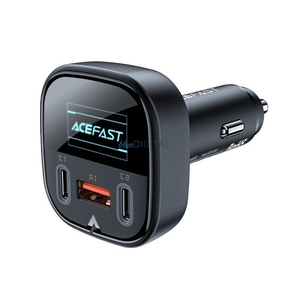 Încărcător auto Acefast 101W 2x USB Type C / USB, PPS, Power Delivery, Quick Charge 4.0, AFC, FCP negru (B5)