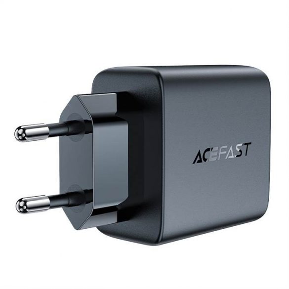 Incarcator rapid GaN 35W PD 2x USB C Acefast A49 - negru