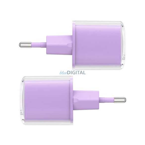 Incarcator Acefast A53 PD 30W GaN USB-C cu display - violet