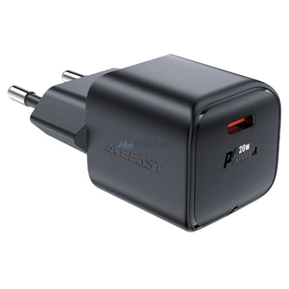 Incarcator de perete Acefast A73 Mini PD 20W GaN USB-C - negru