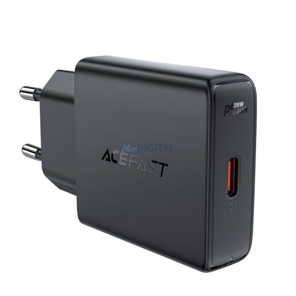 Incarcator de perete Acefast A65 PD 20W GaN USB-C - negru