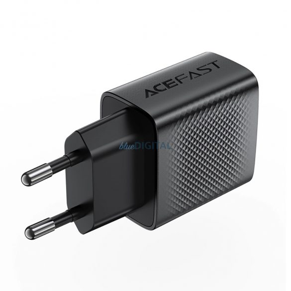 Încărcător de rețea Acefast A90 cu conexiune 1xUSB-A GaN QC 18W - negru