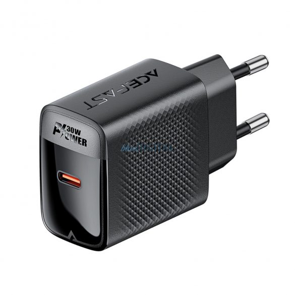 Acefast A102 încărcător de rețea cu 1xUSB-C conexiune GaN PD 30W - negru