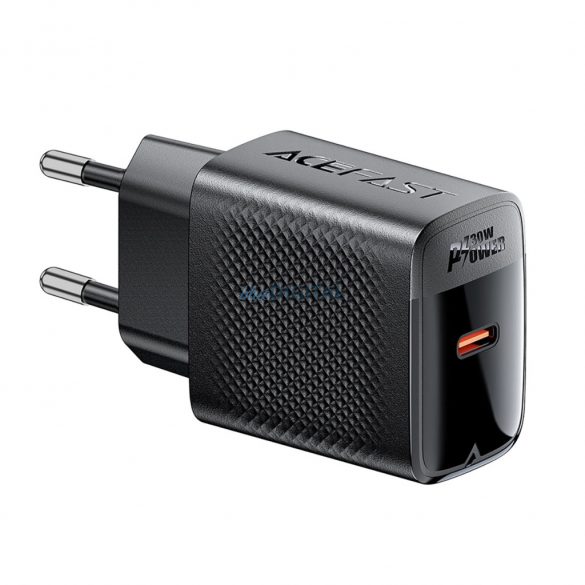 Acefast A102 încărcător de rețea cu 1xUSB-C conexiune GaN PD 30W - negru