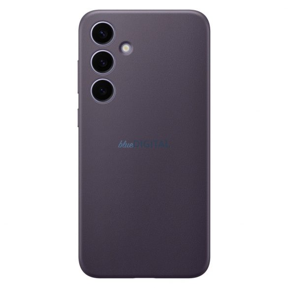 Husă din piele vegană Samsung GP-FPS921HCAVW pentru Samsung Galaxy S24 - violet închis