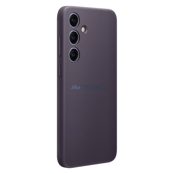 Husă din piele vegană Samsung GP-FPS921HCAVW pentru Samsung Galaxy S24 - violet închis