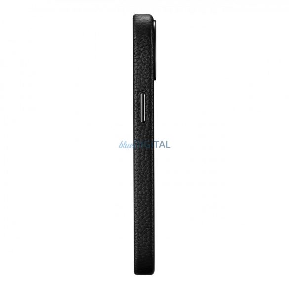 Husă din piele premium iCarer Litchi Husă din piele magnetică pentru iPhone 14 Plus cu MagSafe Black (WMI14220711-BK)