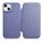 iCarer CE Premium piele Folio husă iPhone 14 Flip Magnetic MagSafe Light violet (WMI14220713-LP)