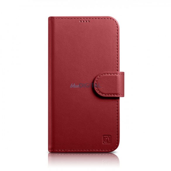 iCarer Wallet Husă 2in1 iPhone 14 Plus Flip Leather Husă Anti-RFID roșu (WMI14220727-RD)