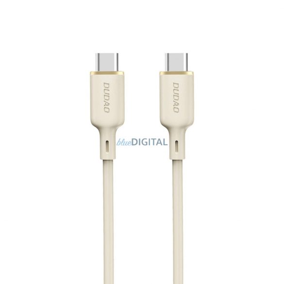 Dudao L7SCC USB-C - cablu USB-C 100W 1m - bej