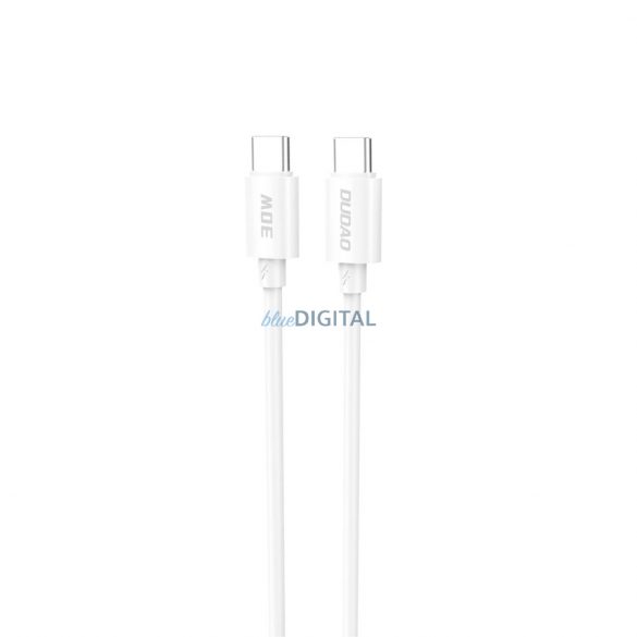 Cablu Dudao L4C USB-C / USB-C 30W 1.2m - alb