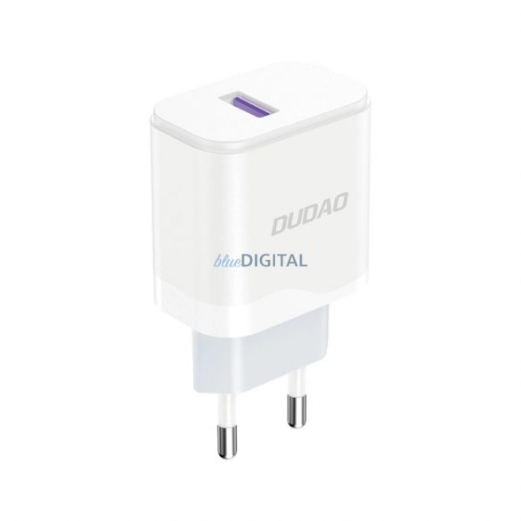 Incarcator de perete Dudao A20EU USB-A 18W - alb + USB-A - Cablu Lightning