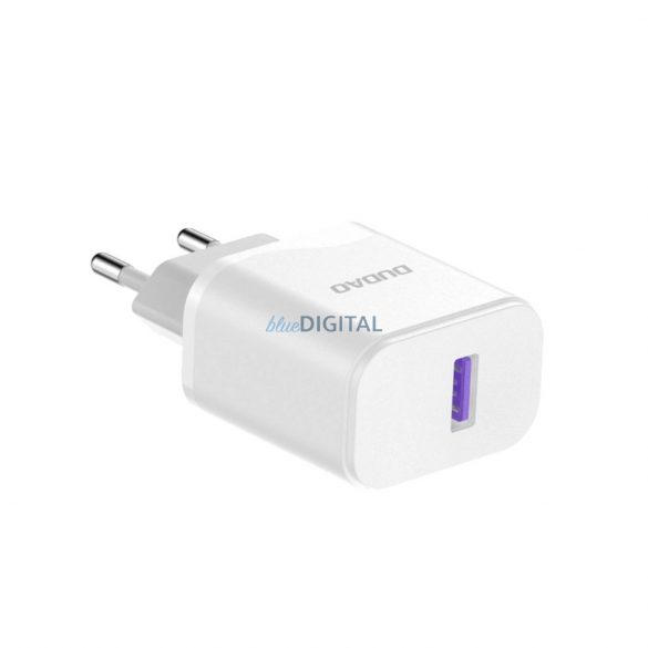 Incarcator de perete Dudao A20EU USB-A 18W - alb + USB-A - Cablu Lightning