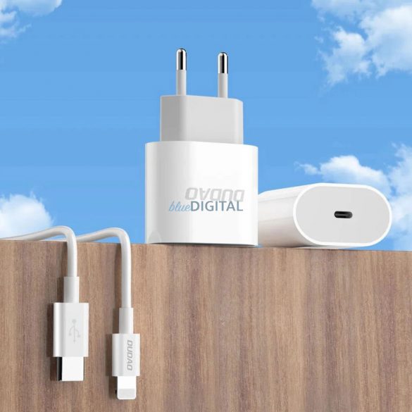 Dudao A14EU încărcător de rețea cu 1xUSB-C conexiune PD 20W - alb