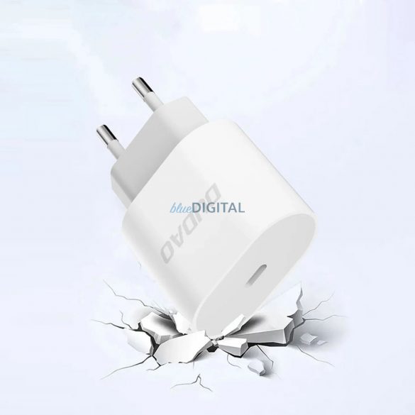 Dudao A14EU încărcător de rețea cu 1xUSB-C conexiune PD 20W - alb