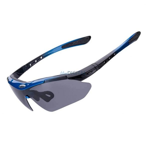 Ochelari de ciclism polarizanti Rockbros 10134PL - albastri