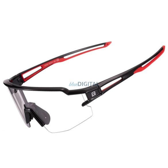 Ochelari de ciclism fotocromatici Rockbros 10173 UV400 - negri si rosii