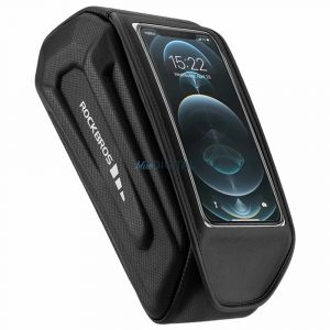 Rockbros 30120064001 geanta biciclete impermeabila pentru cadru cu husa telefon - neagra