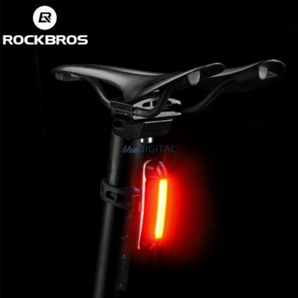 Lumină spate pentru bicicletă Rockbros A54BK - neagră