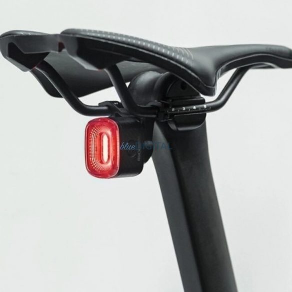 Fara spate pentru bicicleta Rockbros Q2S LED USB-C - neagra