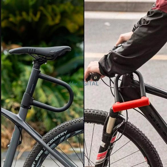 Lacăt pentru bicicletă Rockbros RKS610-BK U-lock - negru