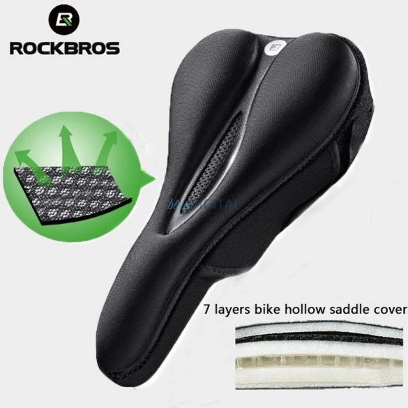 Husa scaun bicicleta Rockbros LF047-S cu gel siliconic - neagra