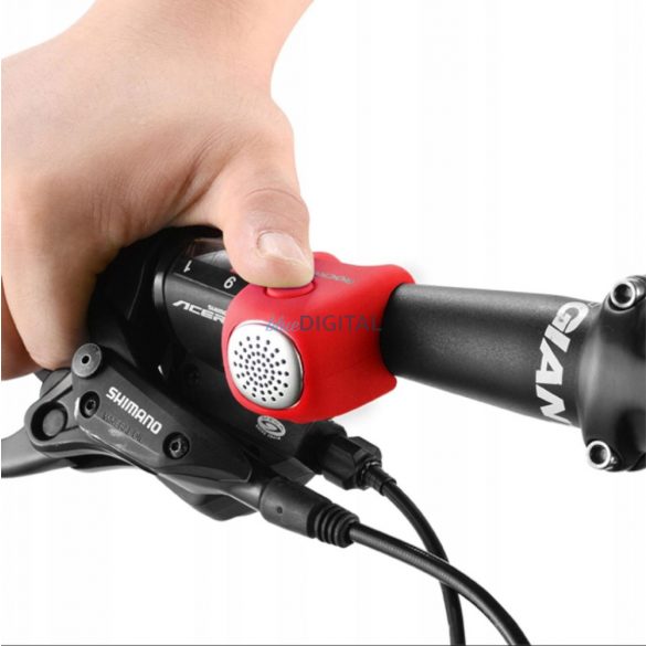 Soneria electronica pentru bicicleta Rockbros CB1709RD - rosu