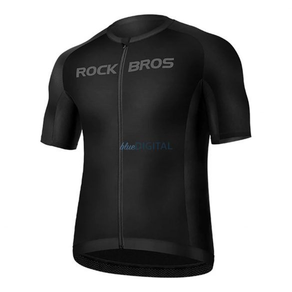 Tricou pentru ciclism cu mânecă scurtă Rockbros 15120002002 M - negru