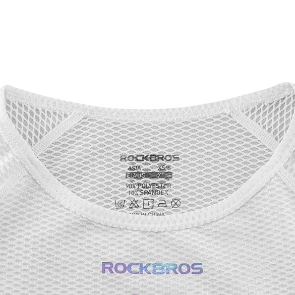 Vestă de ciclism pentru femei Rockbros YDBX001, cu uscare rapidă, XL / XXL - alb