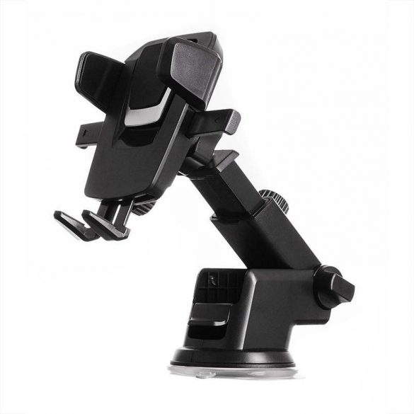 Telescopic Car Holder Phone Holder Portal sau parbriz negru