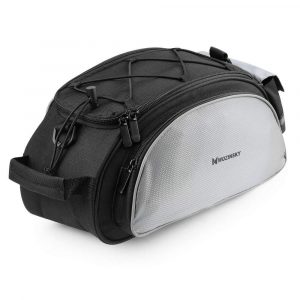 Wozinsky Bicicletă Bicicletă Bicicletă Geantă Geantă pannier spate cu curea de umăr 13L negru (WBB1BK)