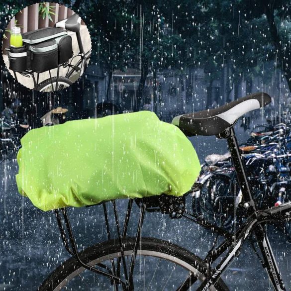 Wozinsky Universal impermeabil Husă de ploaie pentru biciclete Bike Bike Bag sau rucsac verde (WBB5YW)