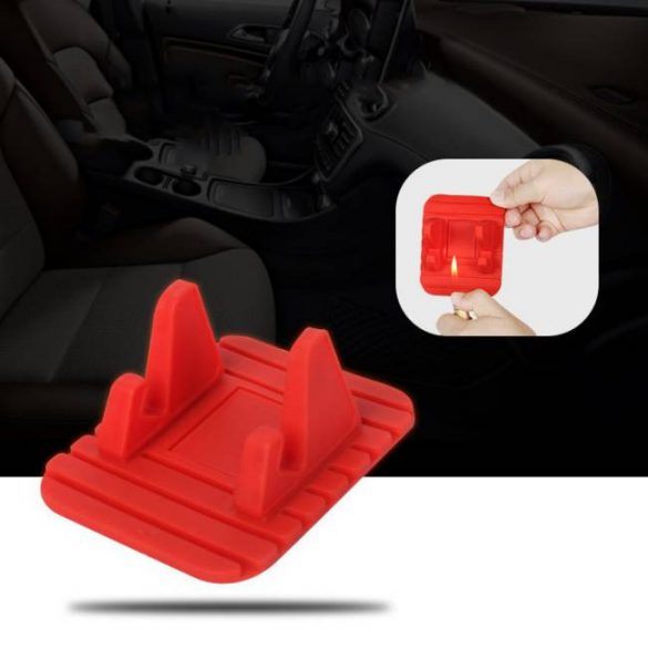 Silicone Car Phone Holder Portal Tabelul Stand negru