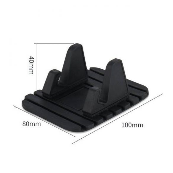 Silicone Car Phone Holder Portal Tabelul Stand negru