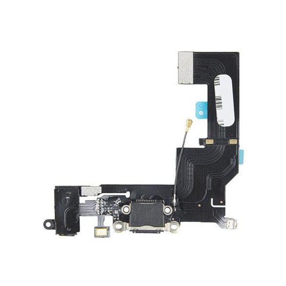 FLEX IPHONE SE CU CONECTOR DE ÎNCĂRCARE NEGRU