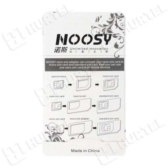 Noosy Adaptor Nano Micro Sim 3in1 set iPhone