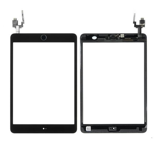 TOUCH PAD IPAD MINI 3 (A1599, A1600) NEGRU CU SISTEM IC ȘI AUTOCANT ȘI ACASA