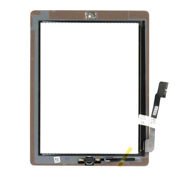 TOUCH PAD IPAD 4 (A1458, A1459, A1460) ALB CU AUTOCOLANT ȘI HOME