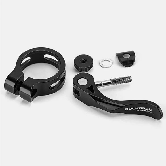 Colier de scaun pentru bicicletă Rockbros 41210092001 cu eliberare rapidă - negru