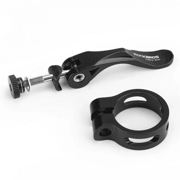 Colier de scaun pentru bicicletă Rockbros 41210092001 cu eliberare rapidă - negru