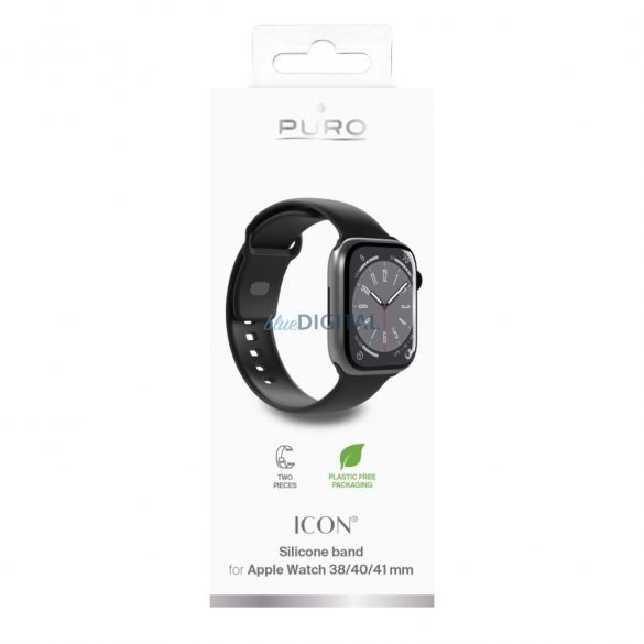 Puro Icon curea de înlocuire Apple Watch 38 / 40 / 41 mm - negru