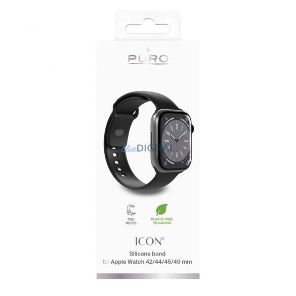 Puro Icon curea de schimb Apple Watch 42 / 44 / 45 / 49 mm - negru