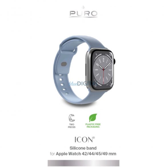 Puro Icon curea de înlocuire Apple Watch 38 / 40 / 41 mm - albastru deschis